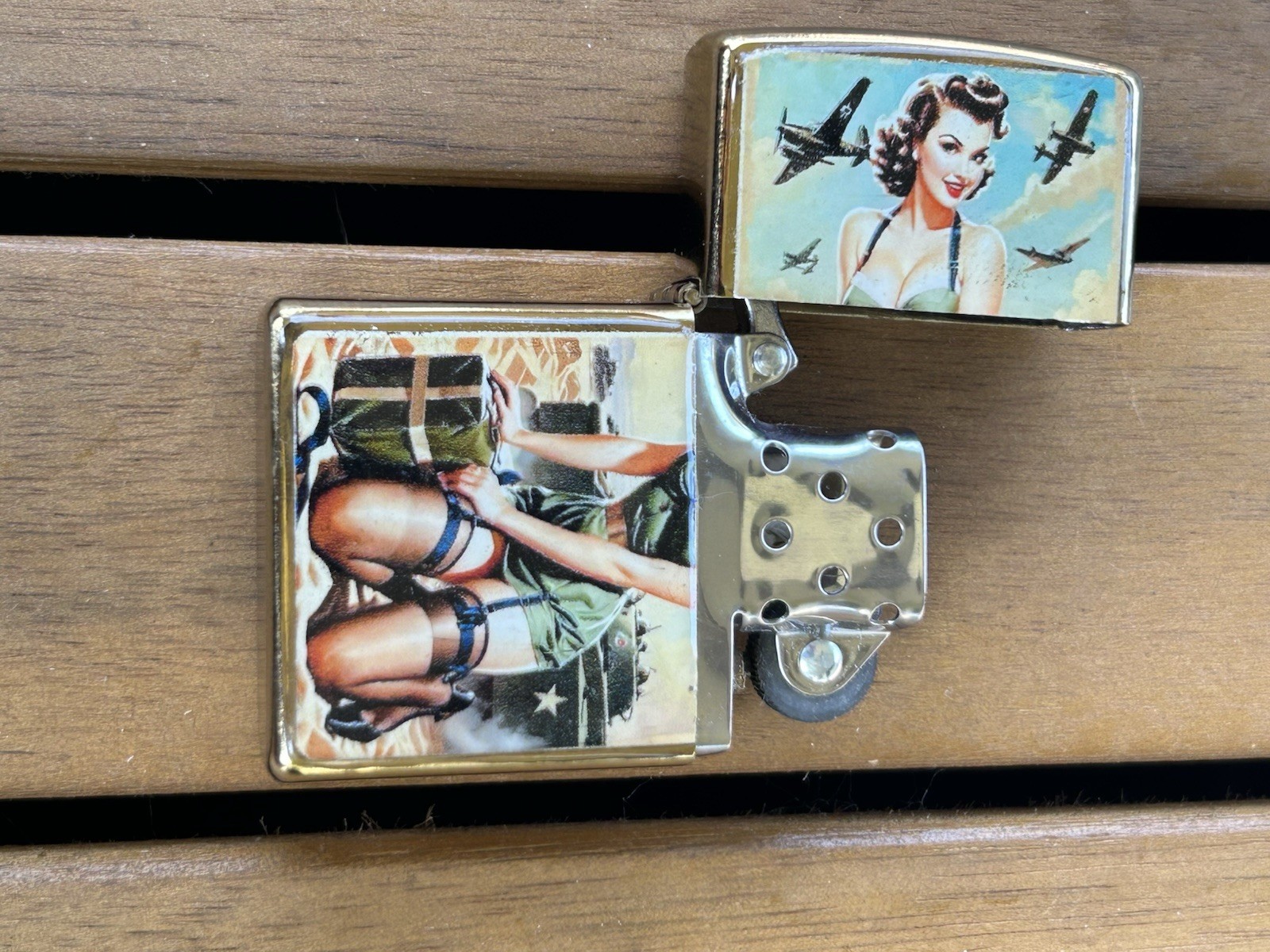 Classic Box of Reds Oil Lighter Vintage Cigarette