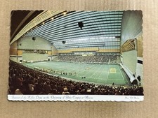 Postcard Moscow ID University Of Idaho Campus Dome Stadium Football Vintage PC