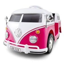 Licensed Volkswagen Ride-on Bus with Cup Holder, LED Headlights, Music & Horn