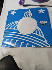 Blue/white capitol 7 IN COMPANY SLEEVE