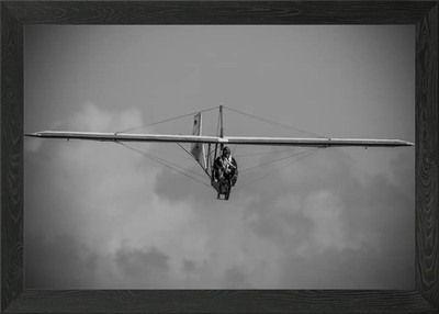 Segelflugzeug im Flug Gerahmtes Wandbild Poster Leinwanddruck Bild