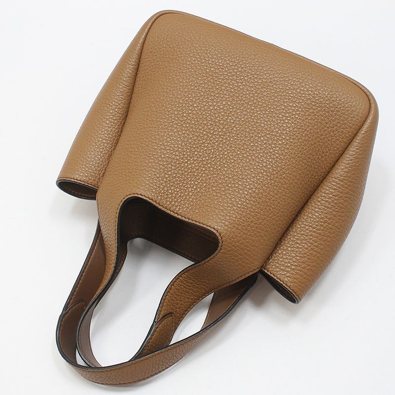Prada Brown Vitello Daino Soft Mini Tote Bag 1BA349 155404252 image 4