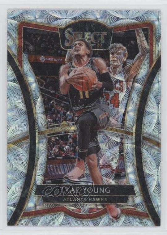 2019-20 Panini Select Premier Level Scope Prizm Trae Young #149 ib1