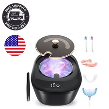 Ultrasonic Retainer Cleaner Machine - 45kHz LED Light Ultrasonic Cleaner for ...
