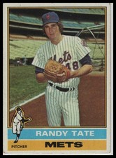 1976 Topps Randy Tate #549 Rookie Card New York Mets Vintage Baseball Card NM. rookie card picture