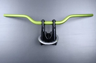 Pontets Riser avec Guidon Alu-Vert Clair Pour YAMAHA TMAX 530 T-MAX SJ09 2015-16 - Photo 1/4