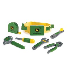 John Deere Deluxe Talking Toolbelt - 7-Piece Kids Tool Set - Interactive