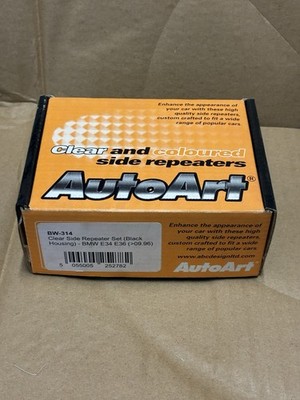 BW-314 Seitenrepeater Set klar (schwarzes Gehäuse) - BMW E34 E36 (09.96) - Blinker
