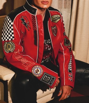 Balmain Leather Jacket – Miami F1 Special Edition Size 48, Unisex
