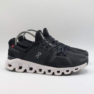 On Running Cloudswift Women Size 9 Black Helion CloudTec Sneakers Road Running