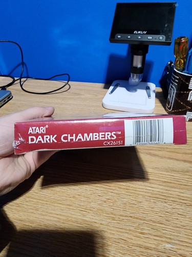 Atari 2600 Dark Chambers Original New Factory Sealed Plastic Is Seperating - Picture 3 of 10