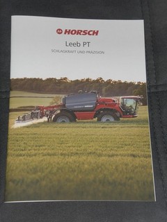 Horsch Leeb PT Self Propelled Sprayers Brochure from 2025 (Auction 161)