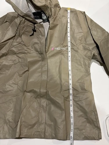 Frogg Toggs Womens Ultra-Lite2 Rain Suit Small Khaki Jacket Pants Packable New image 5