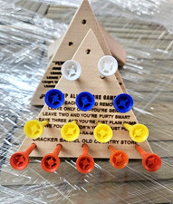 Cracker Barrel Old Fashion Peg Board Game ''EG-NO-RA-MOOSE''