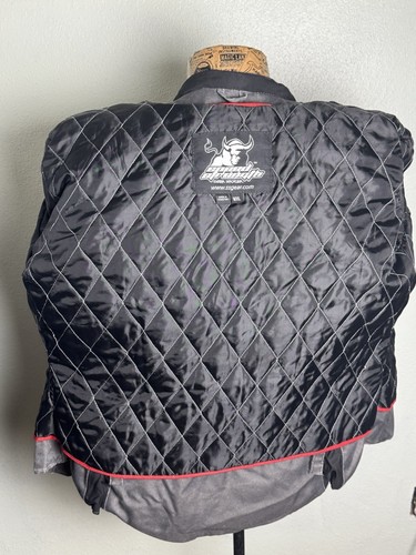 Speed & Strength Womens Vintage Black/Red Armored motorcycle Jacket Size WXL - Picture 8 of 9