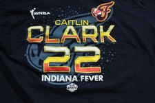 Caitlin Clark Indiana Fever T-Shirt WNBA Women's Basketball Shirt L