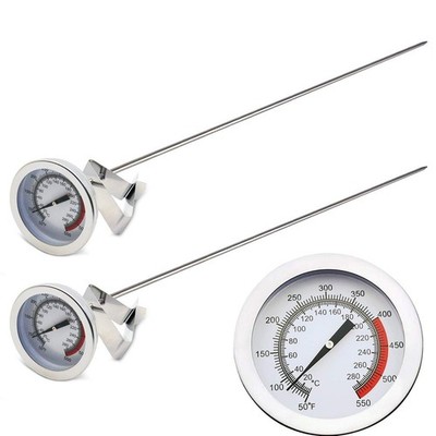 Efeng 15  turkey fryer thermometer with pot clip (2 Pack), 2'' dial candy ther...