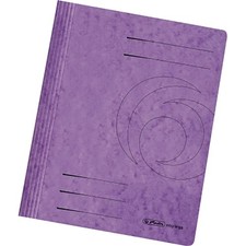 Herlitz 10902948 A4 Flat File of Color Span Paper - Violet