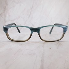 Tods TO 5023 089 Blue Grey Tan Marbled Eyeglass Frames 52-17-140 Italy Womens
