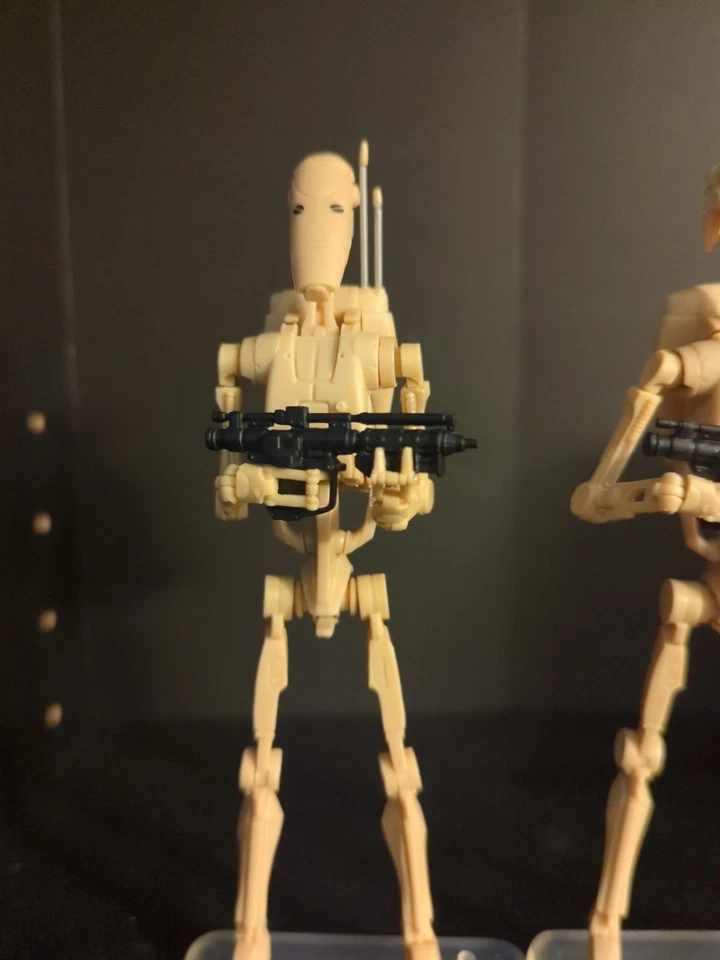 Lote de figuras sueltas de droide de batalla de 6 pulgadas Star Wars Black Series de paquete de 2 COMPLETO Foto 2 de 3