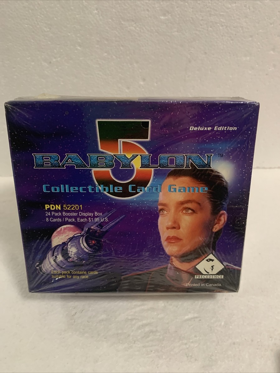 Babylon 5 Deluxe Edition CCG Booster Game 24Pcks 7 Cards Factory Sealed Card Box | eBay Babylon 5 Deluxe Edition CCG Booster Game 24Pcks 7 Cards Factory Sealed Card Box | eBay