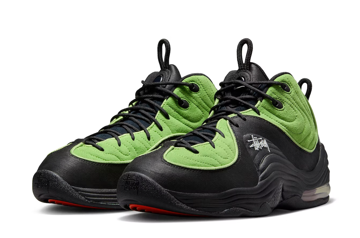 Brand New NIKE Air penny 2 X STUSSY vivid green men's SIZE Brand New NIKE Air penny 2 X STUSSY vivid green men's SIZE