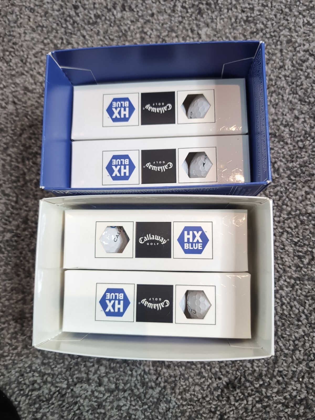 New Callaway Golf Balls HX Blue Case Of 12 Balls Solid Next Generation Of Balls