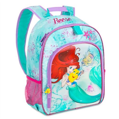 Disney Store Ariel Backpack School Book Bag Little Mermaid Princess Flounder New Ebay