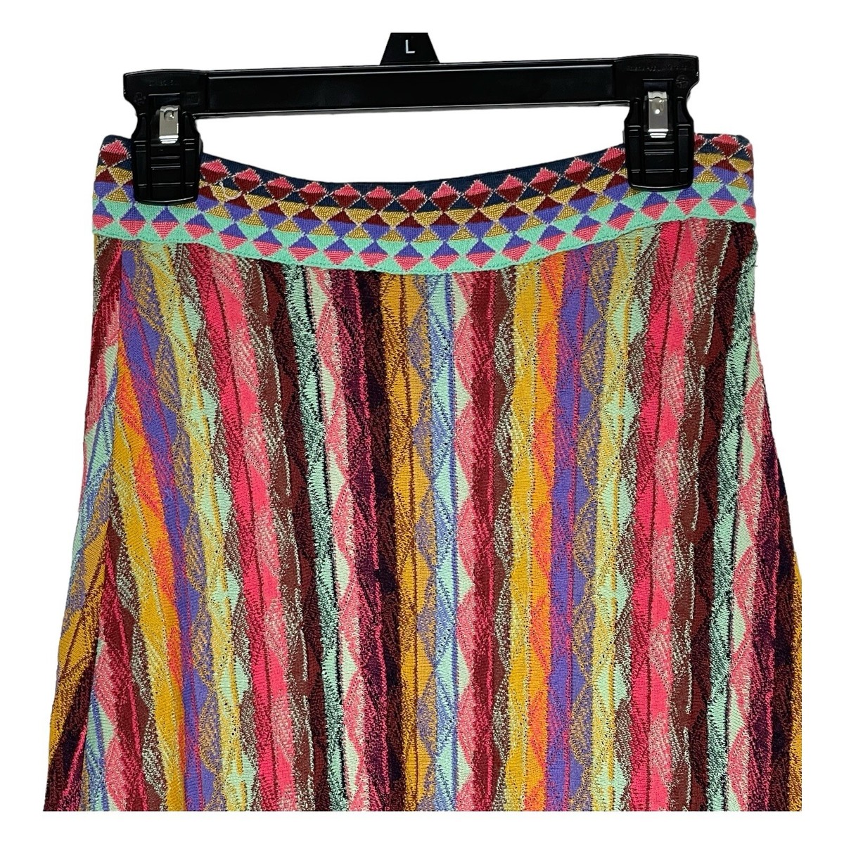 Aldomartins Anthropologie Womens Colorful Marbella Knit Midi