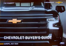 2025 MY Chevrolet Silverado Suburban 07 / 2024 brochure English int'l rare