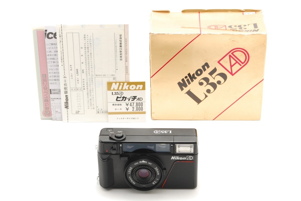 ニコン Nikon L35AD ISO1000 Exc+8] Nikon L35AD AF ISO 1000 35mm f2.8 point&shoot 35mm