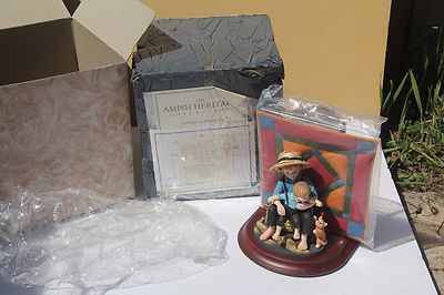 AMISH HERITAGE FIGURINE WILLITTS 30013 ELI BENJAMIN 1993 LIMITED EDITION