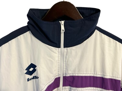 vintage lotto windbreaker jacket mens size XXL 90 italian tennis