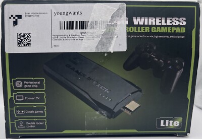 2.4G Wireless Controller Gamepad Lite 4K Ultra HD Game Stick Lite. OPEN BOX