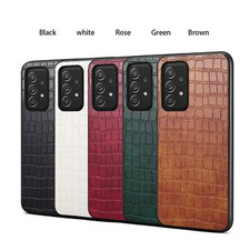 For Samsung Galaxy S25 Ultra S24 S23 Plus A56 A36 Crocodile pattern leather Case