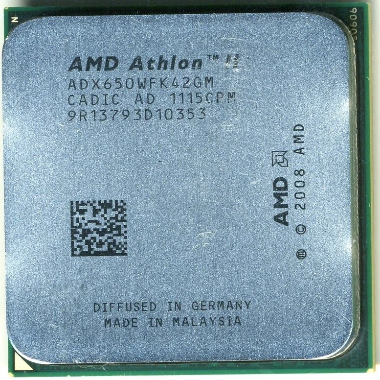AMD Athlon II X4 650 Quad Core Processor 3.2GHz, Socket AM2+/AM3, 95Watt CPU - Image 4 of 4
