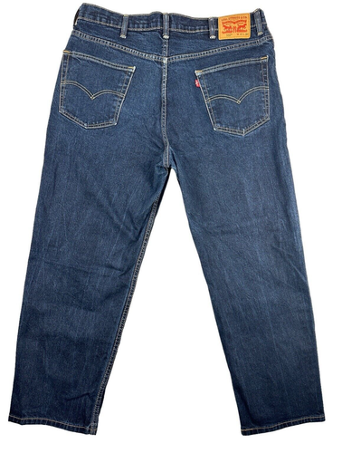 Levis 550 Jeans Mens Size 40x30 Blue Denim Relaxed Fit Medium Wash Casual Work - Picture 2 of 11