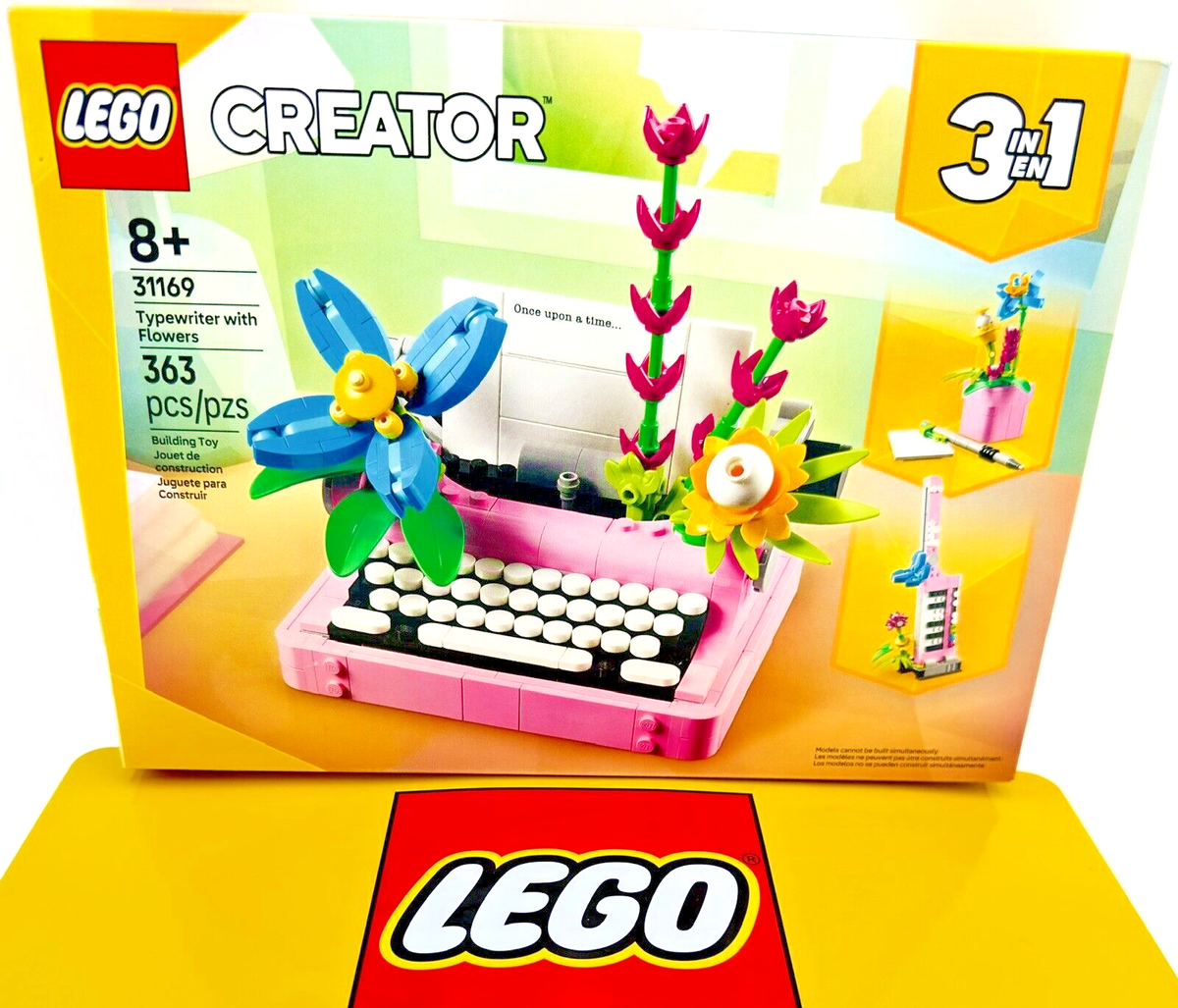 LEGO 31169 CREATOR: Typewriter with Flowers (3 in 1) 673419407229