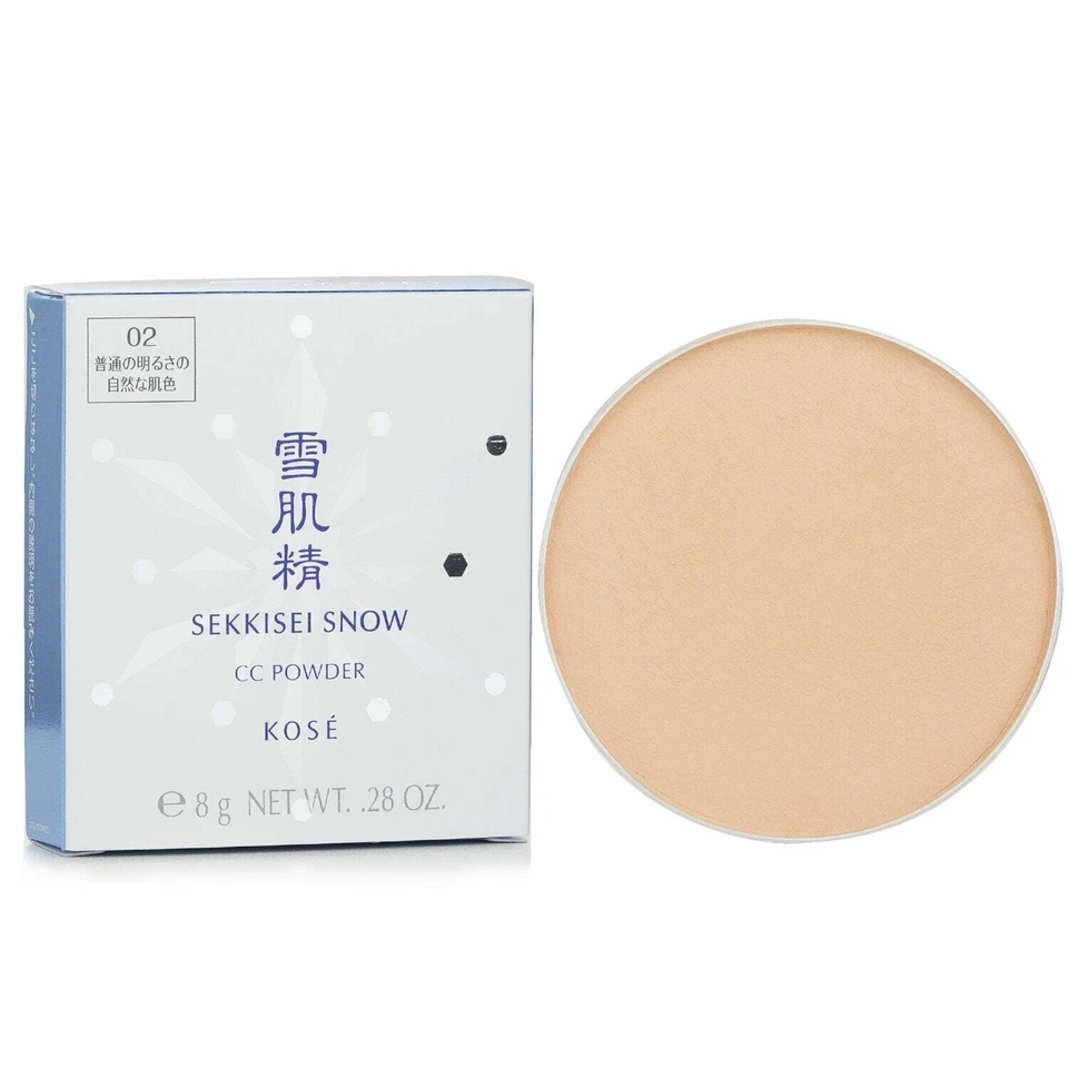 Kose Sekkisei Snow CC Powder Case With Sponge SPF 14 #02  8g/0.28oz - Image 2 of 3