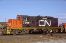 CNR 7208 GP-9u, Toronto, Ont, 04/96; Kodachrome Original     