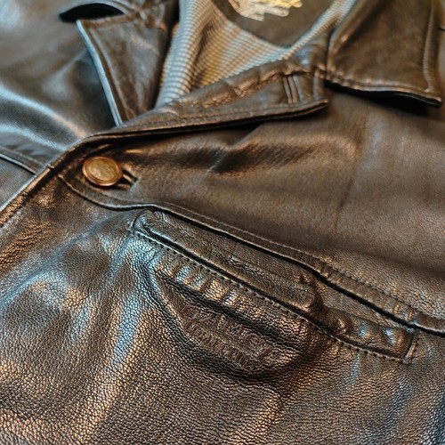 Chaqueta de Cuero de Cabra Colección Camel Vintage Para Hombre 52 L/XL Blazer Negro Exterior - Imagen 14 de 16