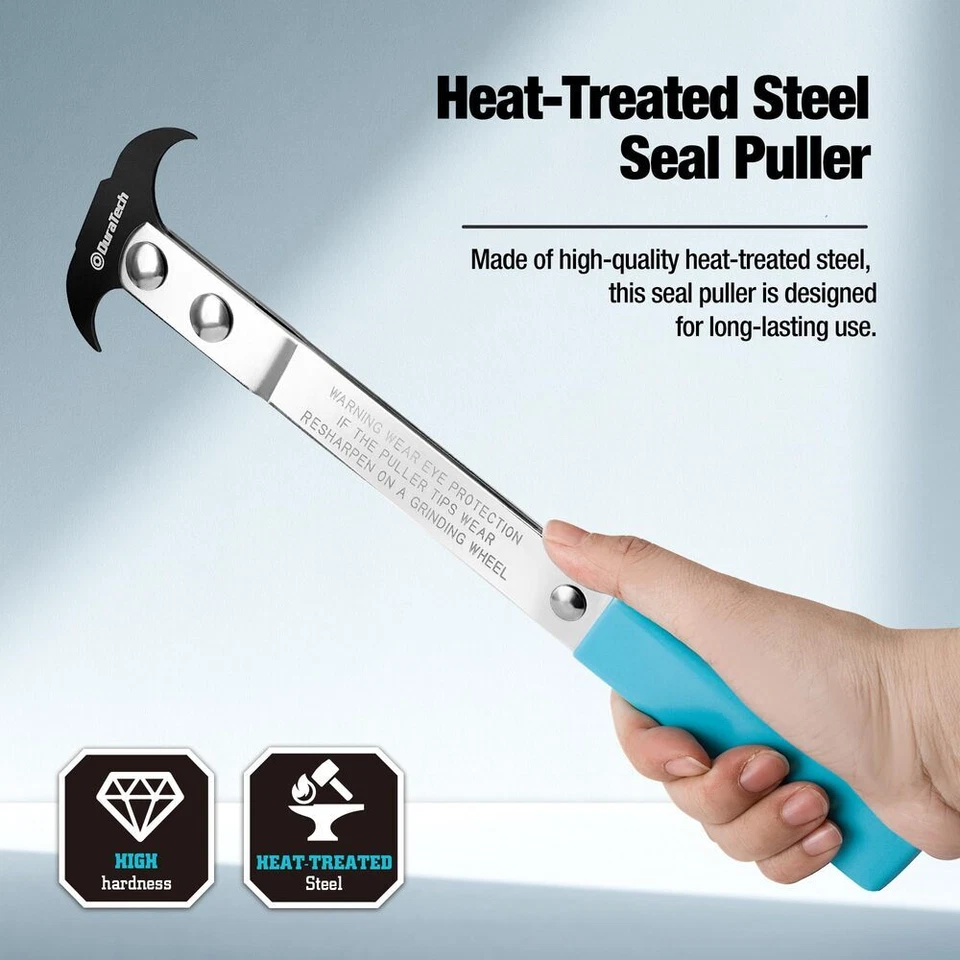 Herramienta extractora de sellos DURATECH herramienta de eliminación de sellos cabeza ennegrecida y eje cromado Foto 2 de 4