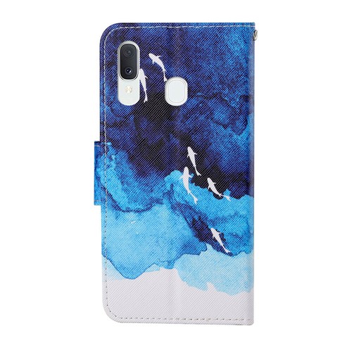 Painted Flip Leather Wallet Phone Cover Case For Samsung Galaxy A20e A40 A50 A70 - Picture 25 of 62