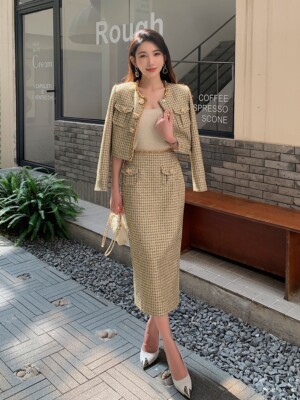 self portrait gold tweed dress Gold Metallic Tie Neck Maxi Dress – self-portrait-US