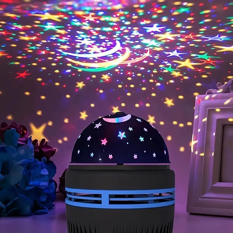 Starry Night Light Projector Star Sky Moon Lamp Kids Bedroom lights