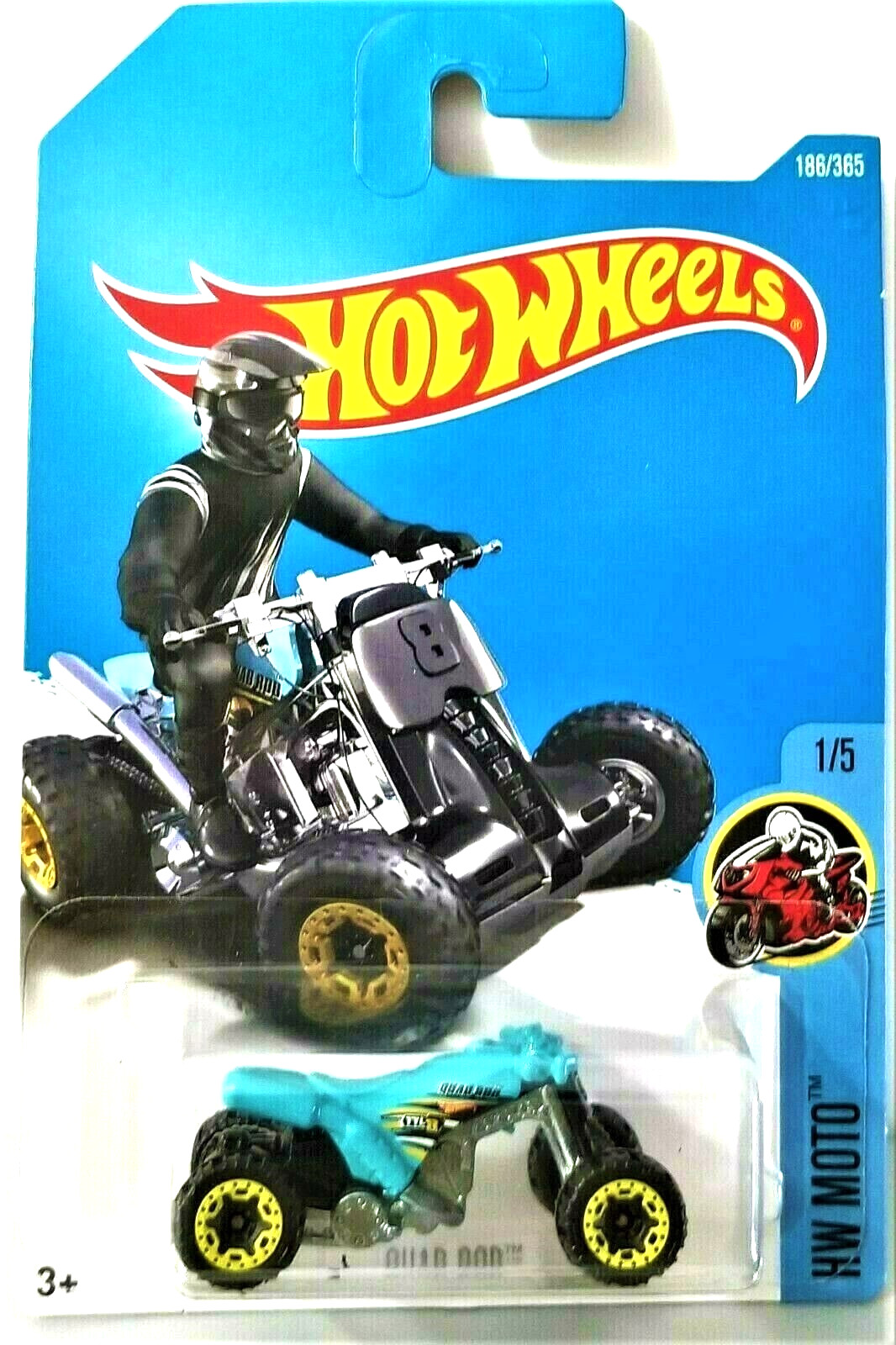 Hot Wheels Quad Rod HW Moto 1 of 5 2015 186/365 Mattel Combined Shipping