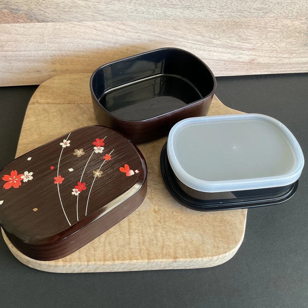 MCM Bento Box Kotobuki San Francisco Food Storage Vintage Japan