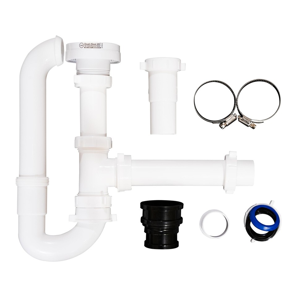 Air Admittance Valve Trap Assembly Kit with 11/2 inch Vent 2x Superior