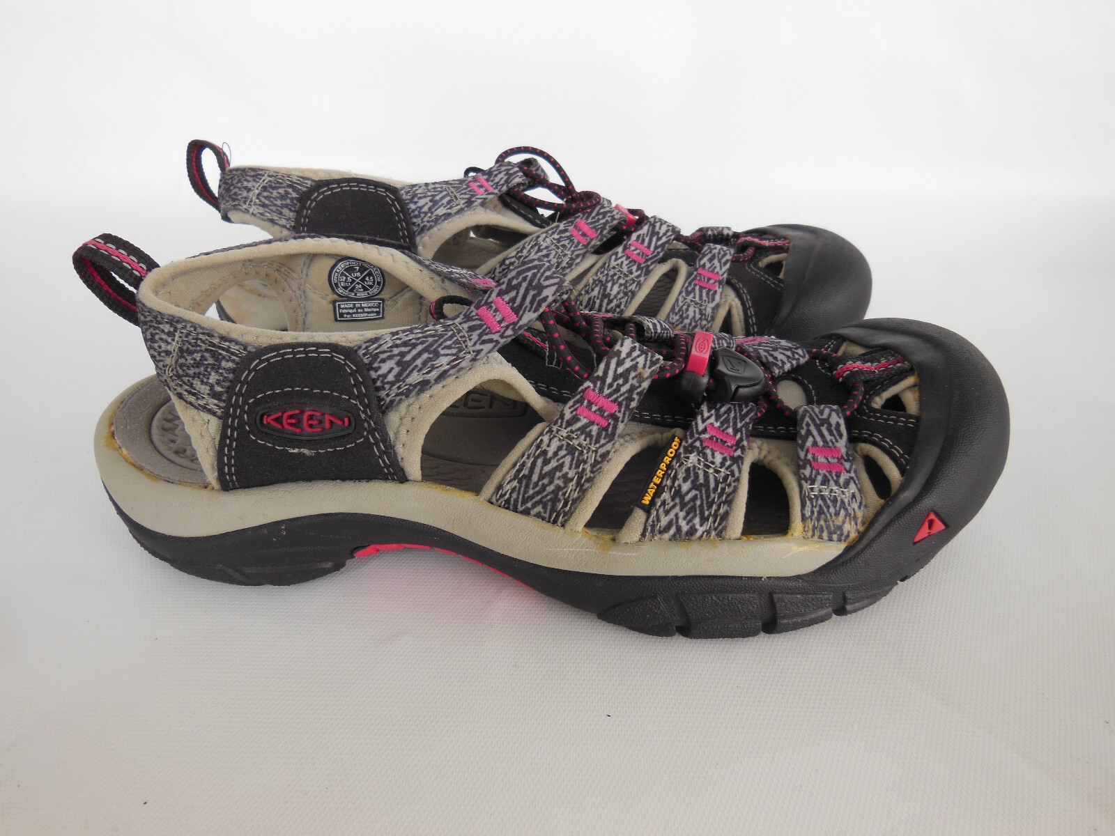 Sandalo sportivo Keen donna tg 7 Newport H2 impermeabile escursionismo rosa e nero