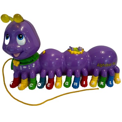 Leap Frog Alphabet Pal Caterpillar Purple Interactive Educational Music Toy 2001